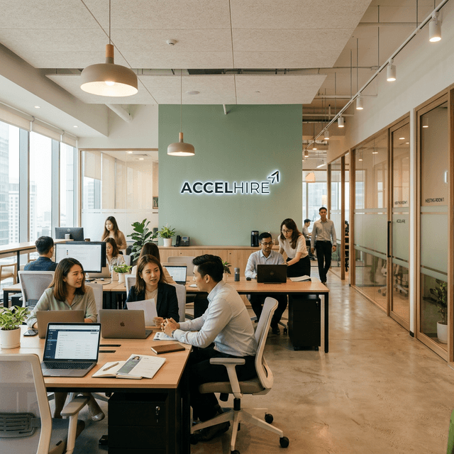 Accelhire office — connecting talent with opportunity